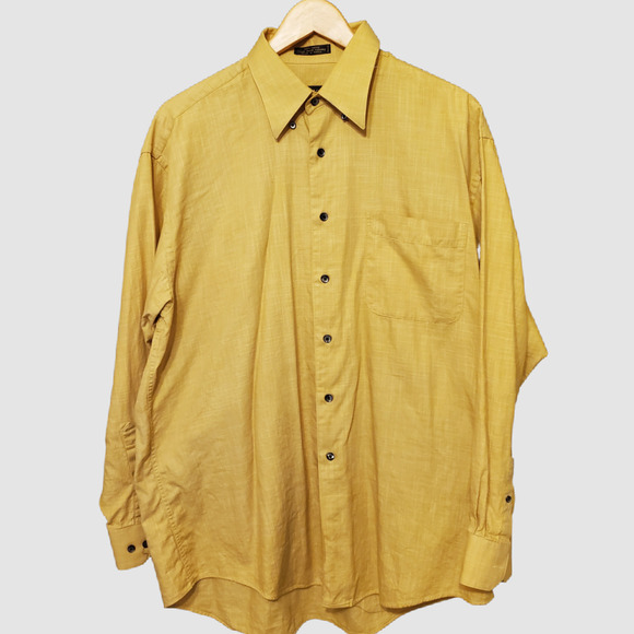 Roberto Villini Collezione Vintage Button Down‎ Shirt 100% Cotton Size Large - Picture 1 of 8
